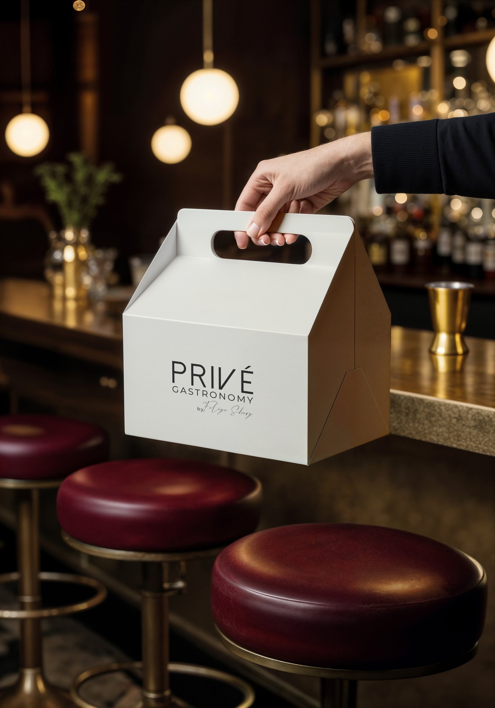 PRIVE Gastronomy delivery box for weekly marmitas in Dubai